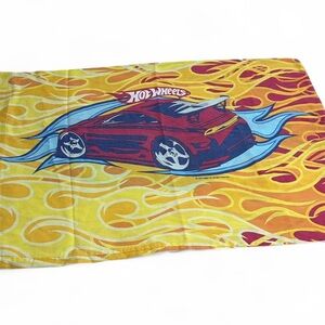 2006 Hot Wheels Pillowcase with Classic Flame design double sided graphics Y2K